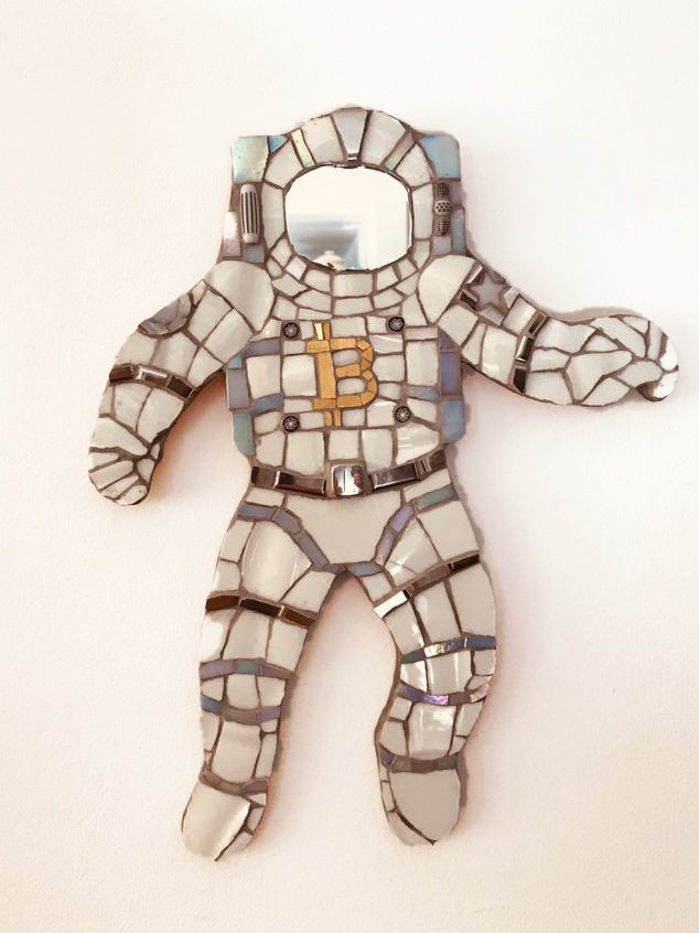 bitcoin spaceman mosaic