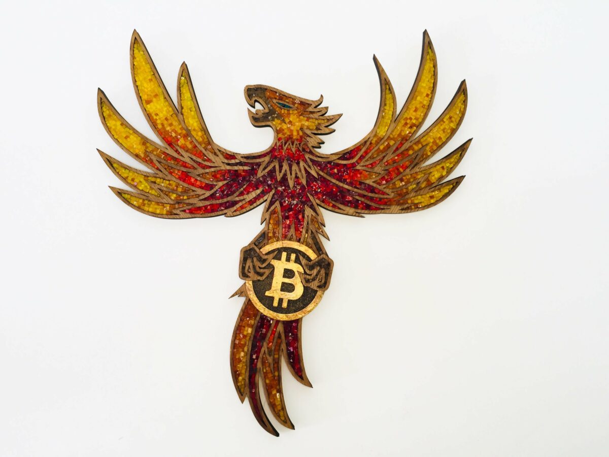 The Phoenix Bitcoin Art